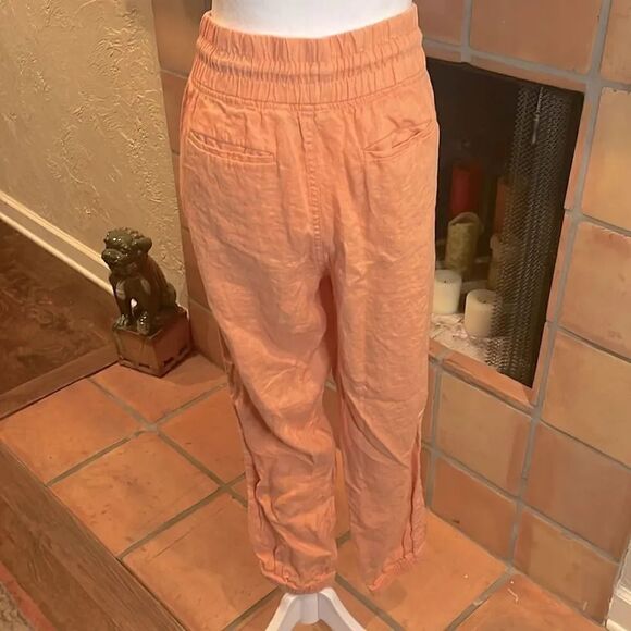 Athleta Melon Cabo Linen Jogger Pant, 16! - Picture 5 of 10